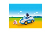 Playmobil 9384 1.2.3 Police Car with Trailer Hitch FFPB4977 - Clearance Sale