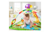 Fisher-Price Rainforest Music & Lights Deluxe Gym Baby Toy FFFF4953 - Sale Clearance