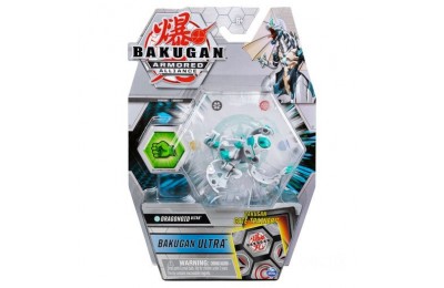 Bakugan Armored Alliance Ultra Trading Card and Figure - Dragonoid (White) FFBK4963 - on Sale