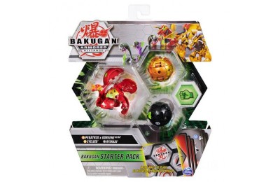 Bakugan Armored Alliance Starter Pack Trading Card and Figures - Fused Pegatrix x Goreene, Cycloid and Ryerazu FFBK4971 - on Sale