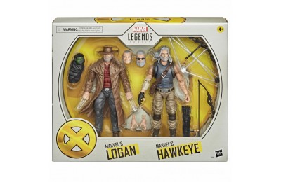 Hasbro Marvel Legends X-Men Old Logan & Hawkeye 2-Pack Action Figure FFHB5096 on Sale
