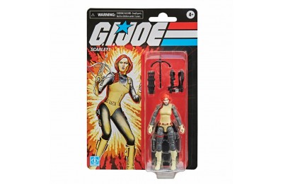 Hasbro G.I. Joe Retro Collection Scarlett 3.75-Inch Scale Collectible Action Figure FFHB5044 on Sale
