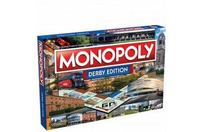 Monopoly Board Game - Derby Edition FFHB5197 on Sale