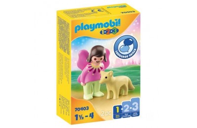 Playmobil 70403 1.2.3 Fairy Friend with Fox Figures FFPB4954 - Clearance Sale