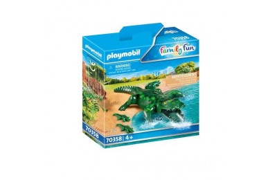 Playmobil 70358 Family Fun Alligator with Babies FFPB5002 - Clearance Sale