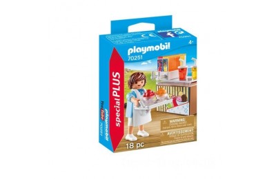 Playmobil 70251 Special Plus Street Vendor Playset FFPB5013 - Clearance Sale