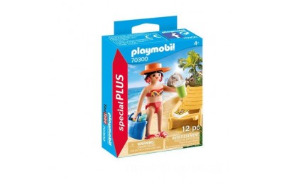 Playmobil 70300 Special Plus Sunbather with Lounge Chair Playset FFPB5020 - Clearance Sale