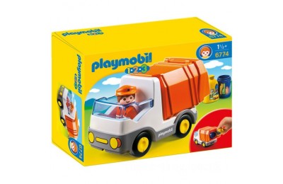 Playmobil 6774 1.2.3 Recycling Truck with Sorting Function FFPB5029 - Clearance Sale