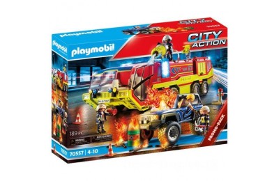 Playmobil 70557 City Action Fire Engine with Truck FFPB5054 - Clearance Sale