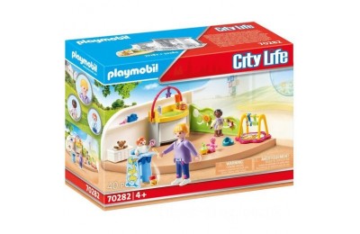 Playmobil 70282 City Life Pre-School Toddler Room Playset FFPB5084 - Clearance Sale