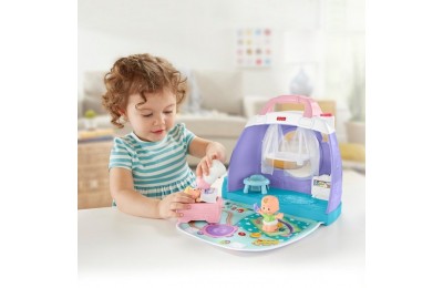 Fisher-Price Little People Babies Cuddle & Play Nursery Playset FFFF5002 - Sale Clearance