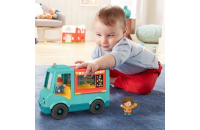Fisher-Price Little People Serve It Up Burger Truck FFFF5003 - Sale Clearance