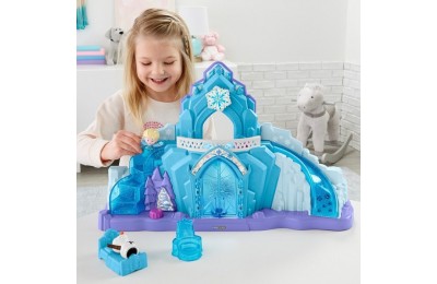 Fisher-Price Little People Disney Frozen Elsa's Ice Palace FFFF5008 - Sale Clearance