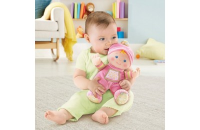 Fisher-Price Brilliant Basics Baby’s 1st Doll FFFF5009 - Sale Clearance