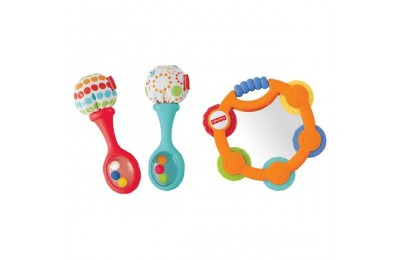 Fisher-Price Tambourine and Maracas Gift Set FFFF5025 - Sale Clearance