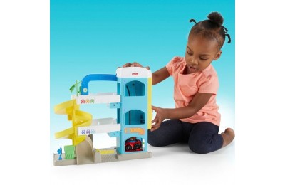 Fisher-Price Little People Helpful Neighbour's Toy Garage Playset FFFF5042 - Sale Clearance