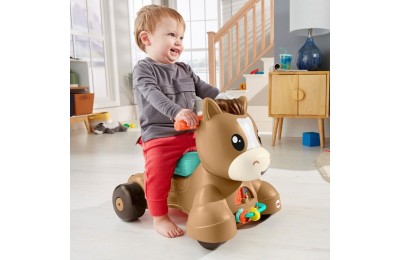 Fisher-Price Walk, Bounce and Ride Pony FFFF5051 - Sale Clearance