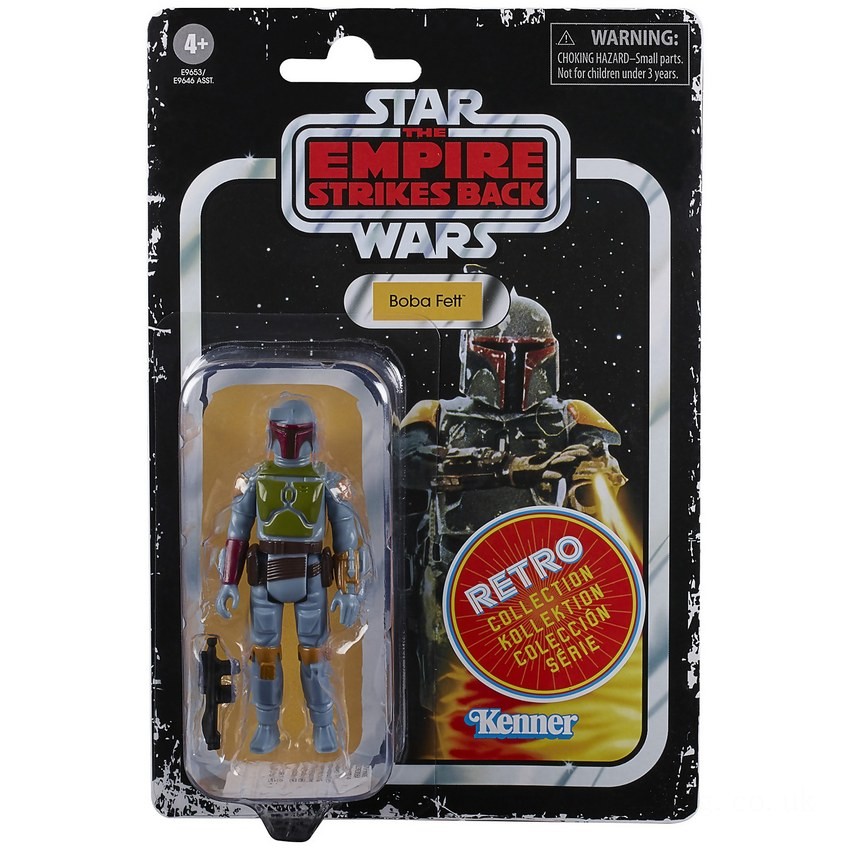Hasbro Star Wars Retro Collection Boba Fett Toy Action Figure FFHB4989 on Sale