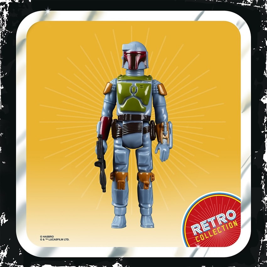 Hasbro Star Wars Retro Collection Boba Fett Toy Action Figure FFHB4989 on Sale