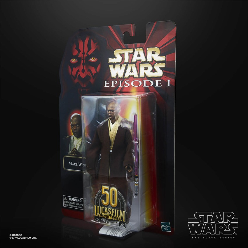 Hasbro Star Wars The Black Series Mace Windu Action Figure FFHB5000 on Sale