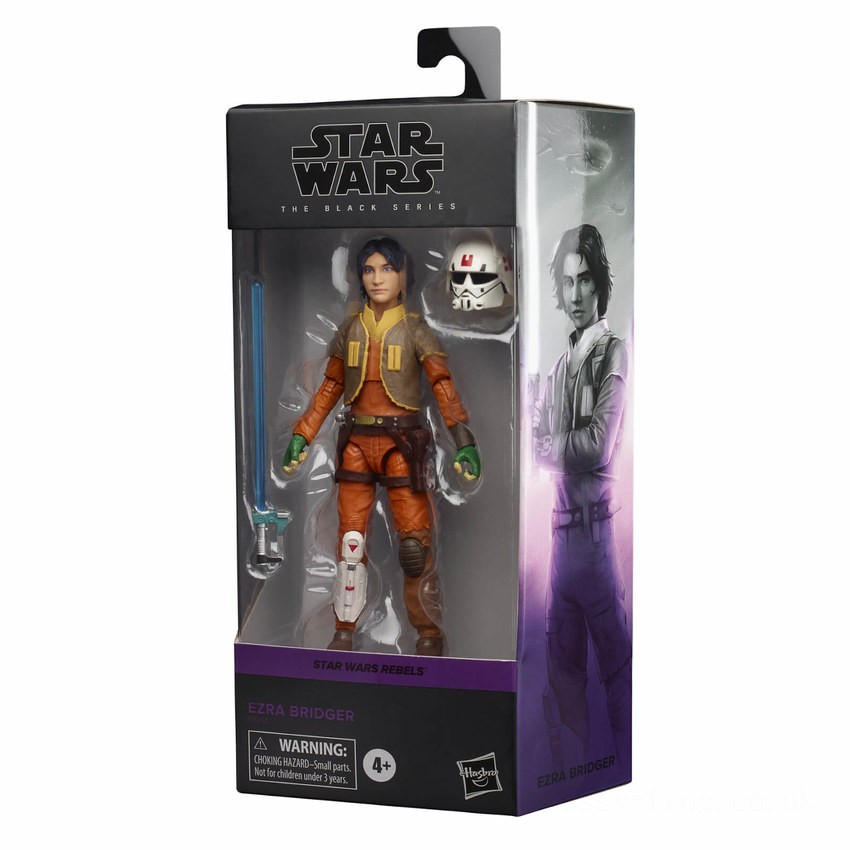 Hasbro Star Wars Black Series Rebels Ezra Bridger 6-Inch Scale Figure FFHB5013 on Sale