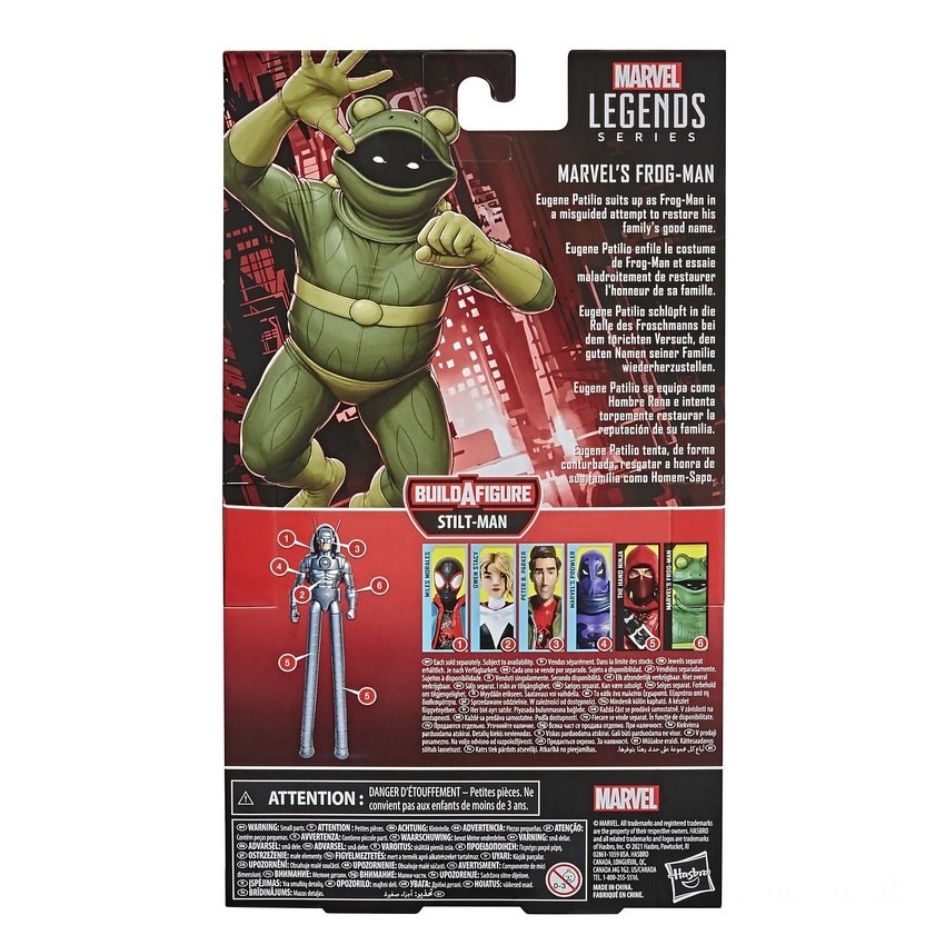 Hasbro Marvel Legends Series Spider-Man Marvel’s Frog-Man Figure FFHB5083 on Sale