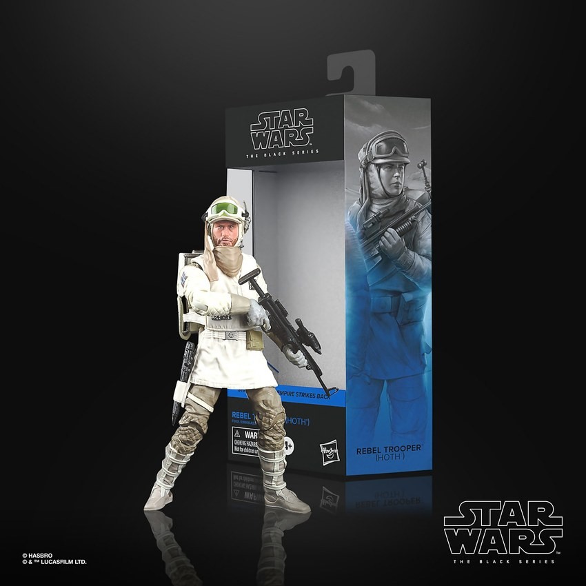 Hasbro The Black Series Star Wars 40th Anniversary Empire Strikes Back Hoth Rebel Trooper FFHB5024 on Sale
