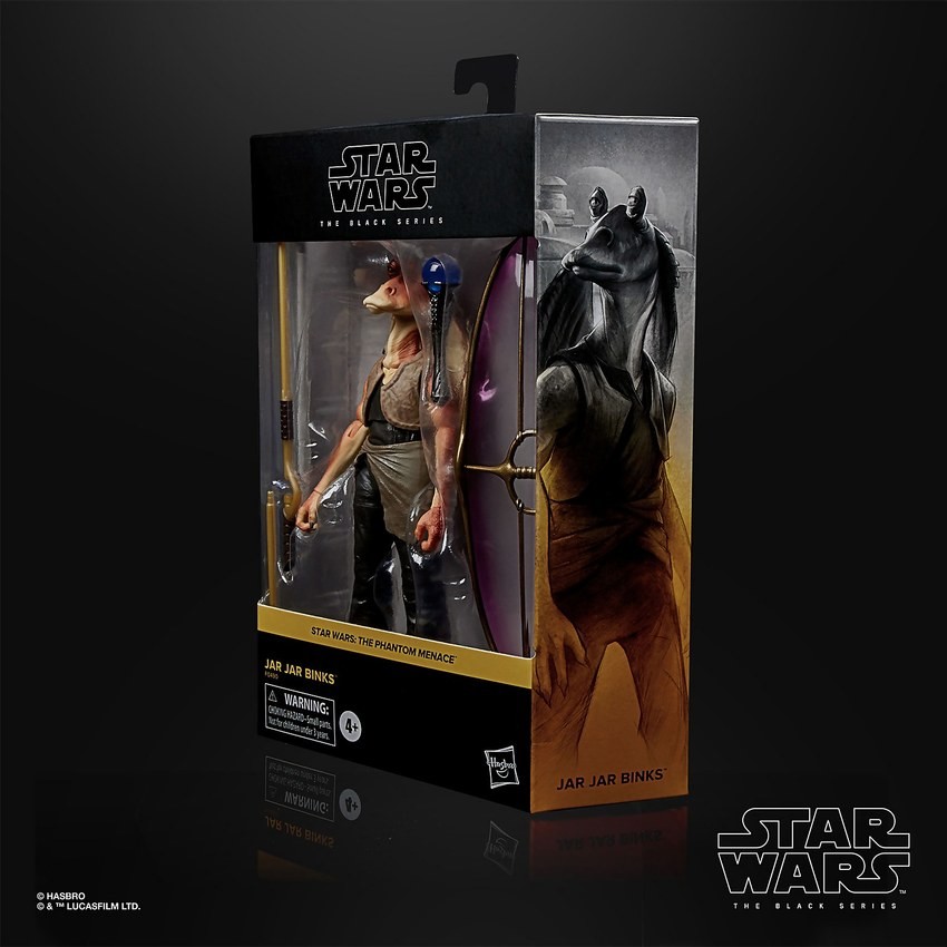 Hasbro Star Wars The Black Series Jar Jar Binks 6-Inch-Scale Star Wars: The Phantom Menace Collectible Deluxe Action Figure FFHB5025 on Sale