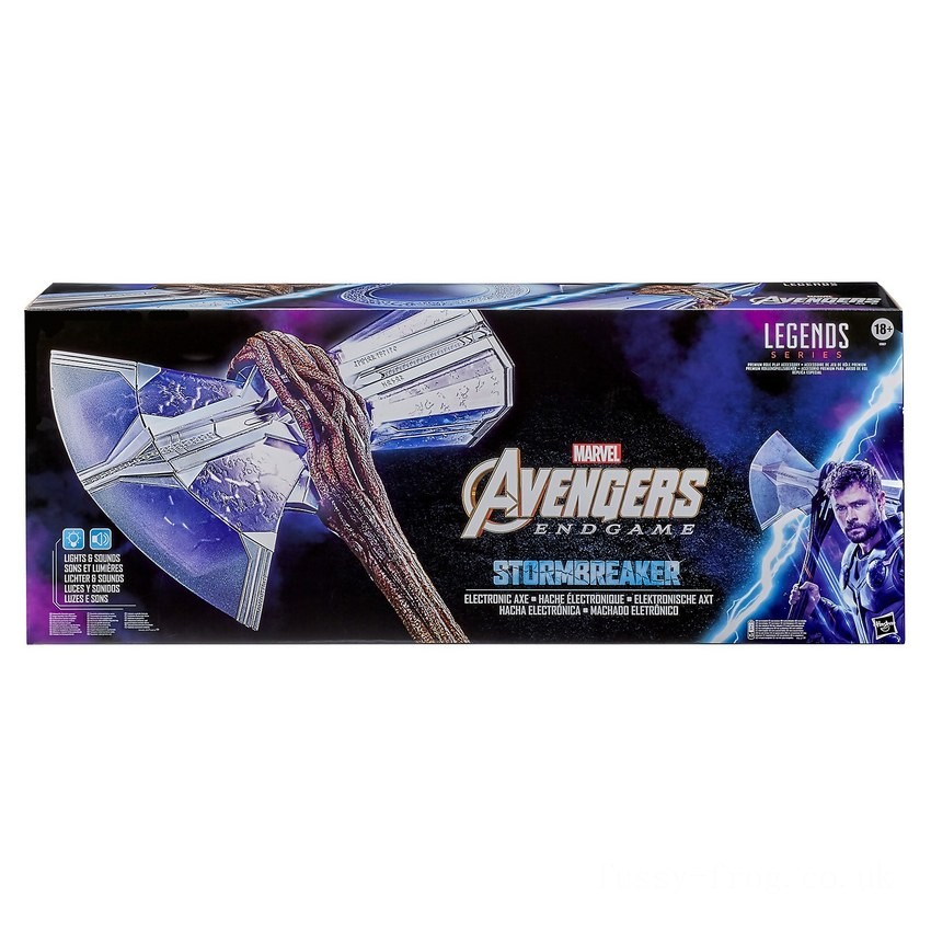Hasbro Marvel Avengers: Endgame Thor Stormbreaker Electronic Axe Thor Premium Roleplay FFHB5088 on Sale