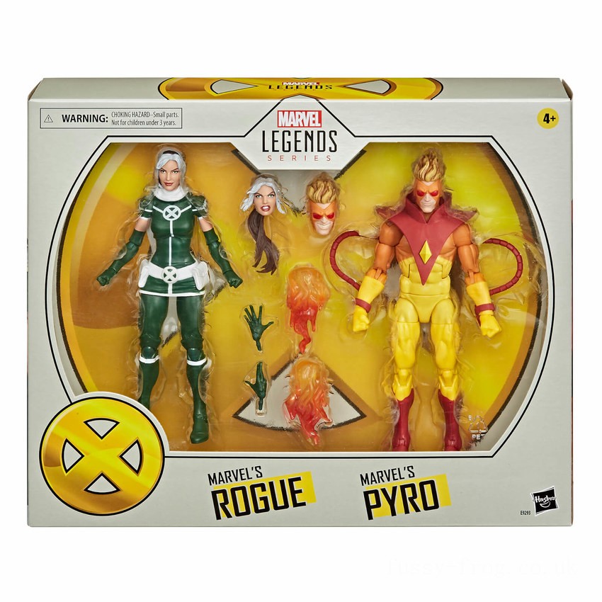 Hasbro Marvel Legends X-Men Rogue and Pyro Action Figures 2 Pack FFHB5095 on Sale