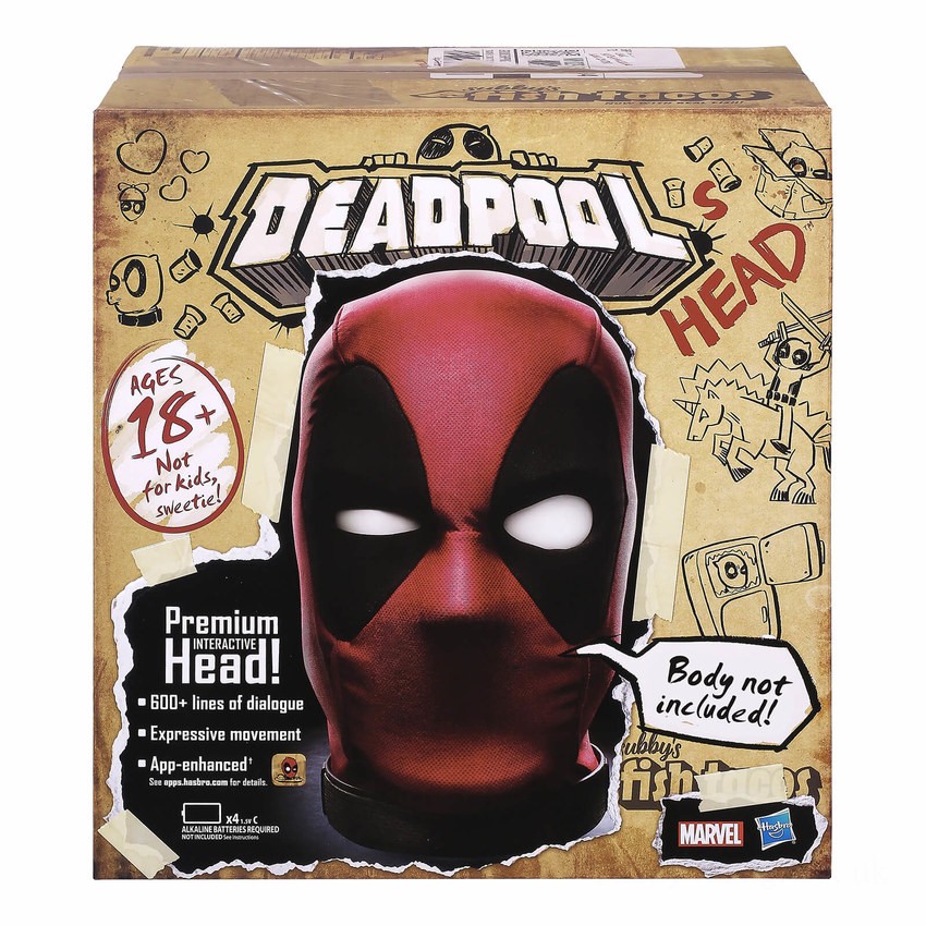 Hasbro Marvel Legends Premium Interactive Deadpool Head FFHB5107 on Sale