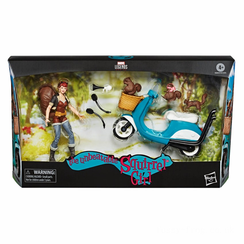 Hasbro Marvel Legends Riders Series Squirrel Girl 6 Inch Action Figure & Vehicle Set FFHB5120 on Sale