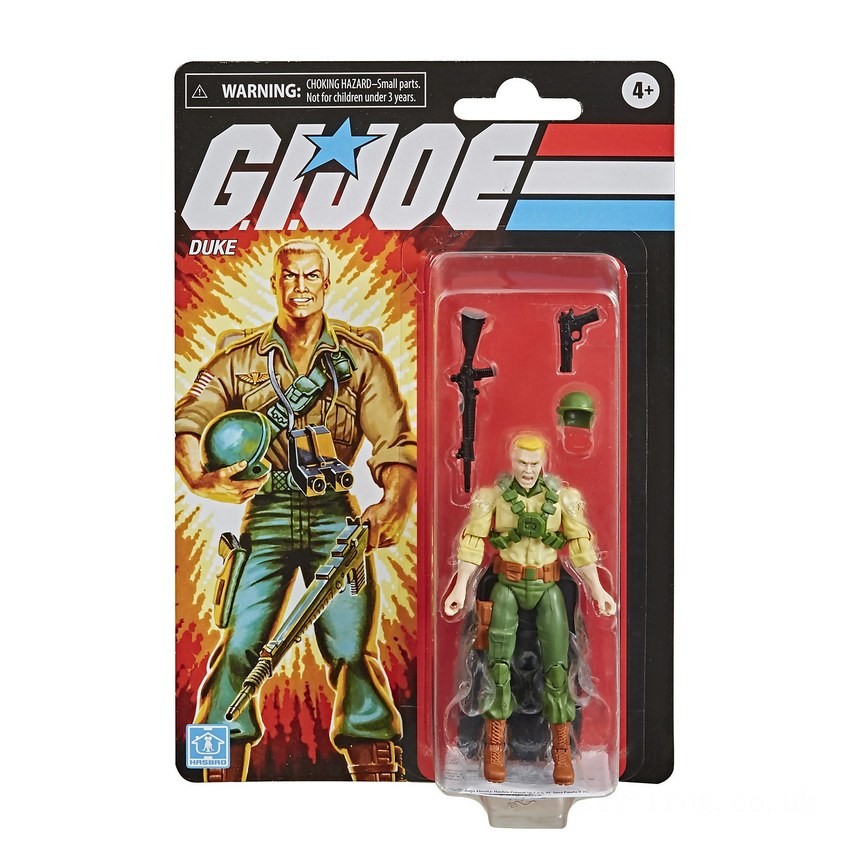 Hasbro G.I. Joe Retro Collection Duke Action Figure FFHB5043 on Sale