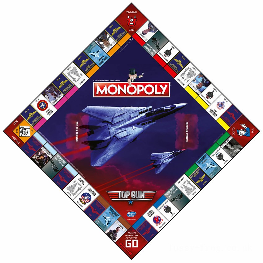 Monopoly Board Game - Top Gun Edition FFHB5184 on Sale