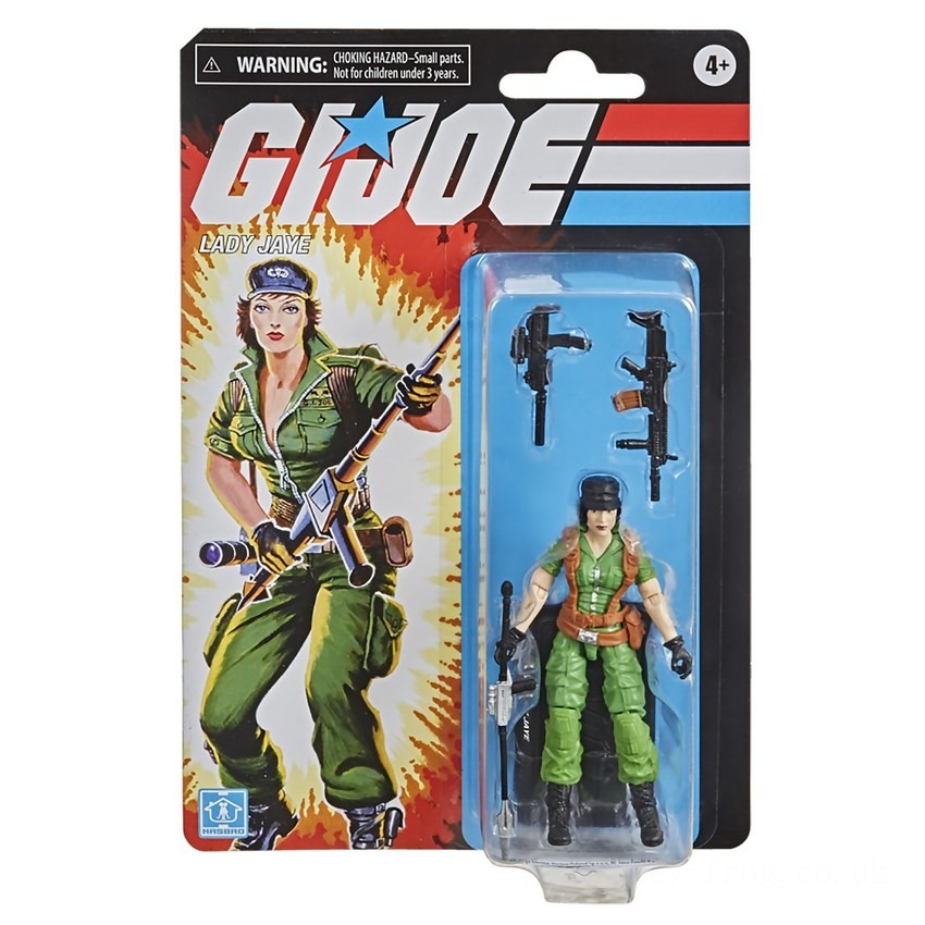 Hasbro G.I. Joe Retro Collection Lady Jaye Action Figure FFHB5047 on Sale