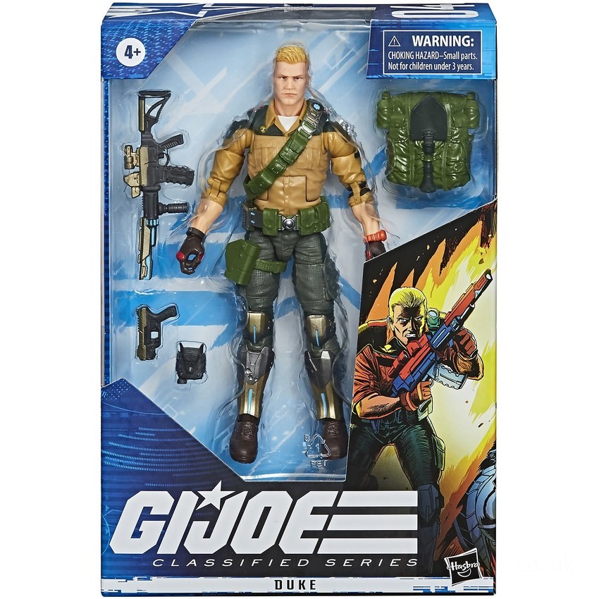 Hasbro G.I. Joe Classified Series Duke 6-Inch Scale Action Figure 04 FFHB5049 on Sale
