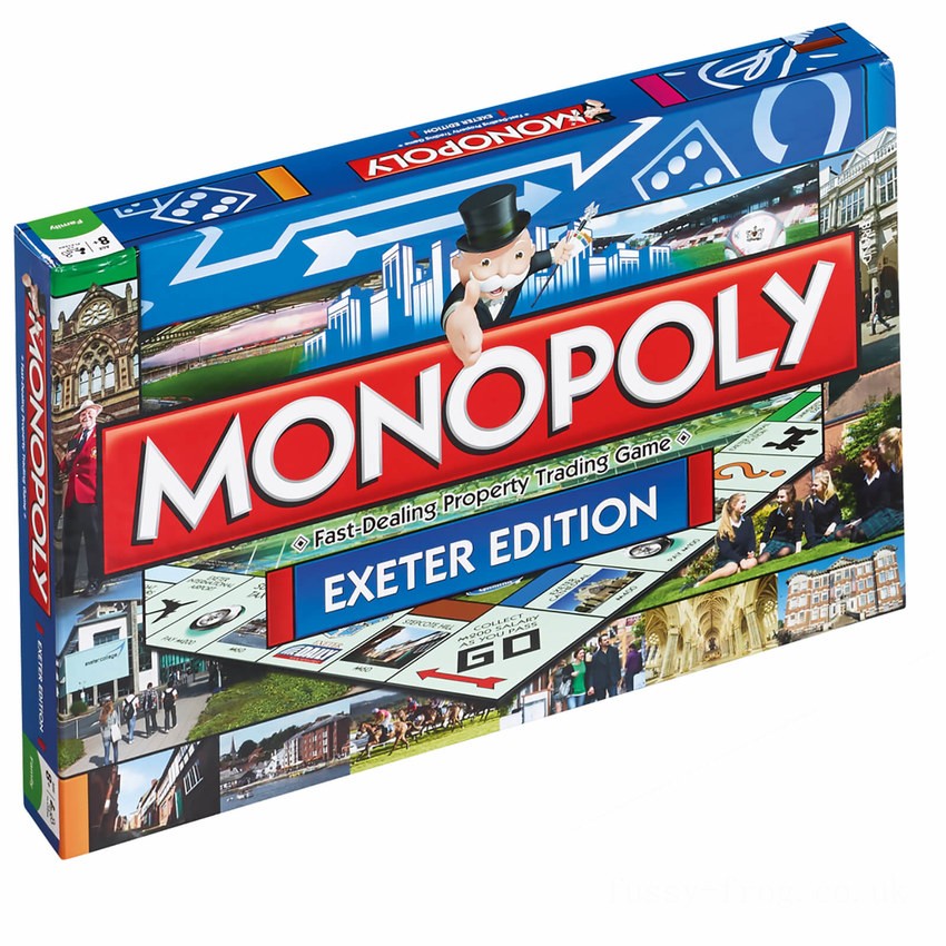 Monopoly Board Game - Exeter Edition FFHB5192 on Sale