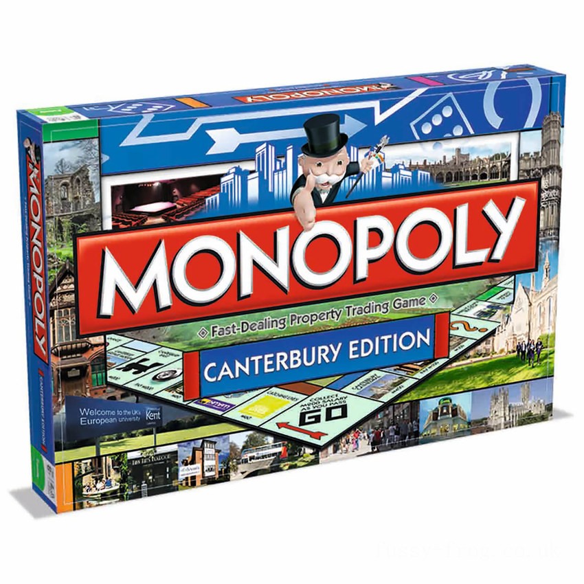 Monopoly Board Game - Canterbury Edition FFHB5194 on Sale