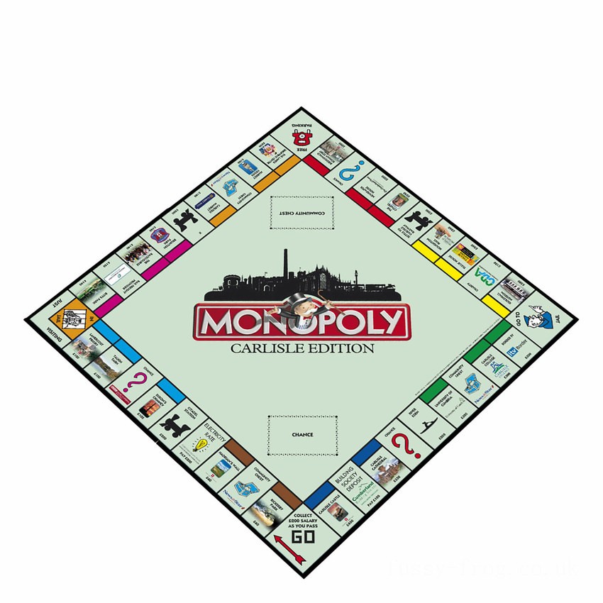Monopoly Board Game - Carlisle Edition FFHB5195 on Sale