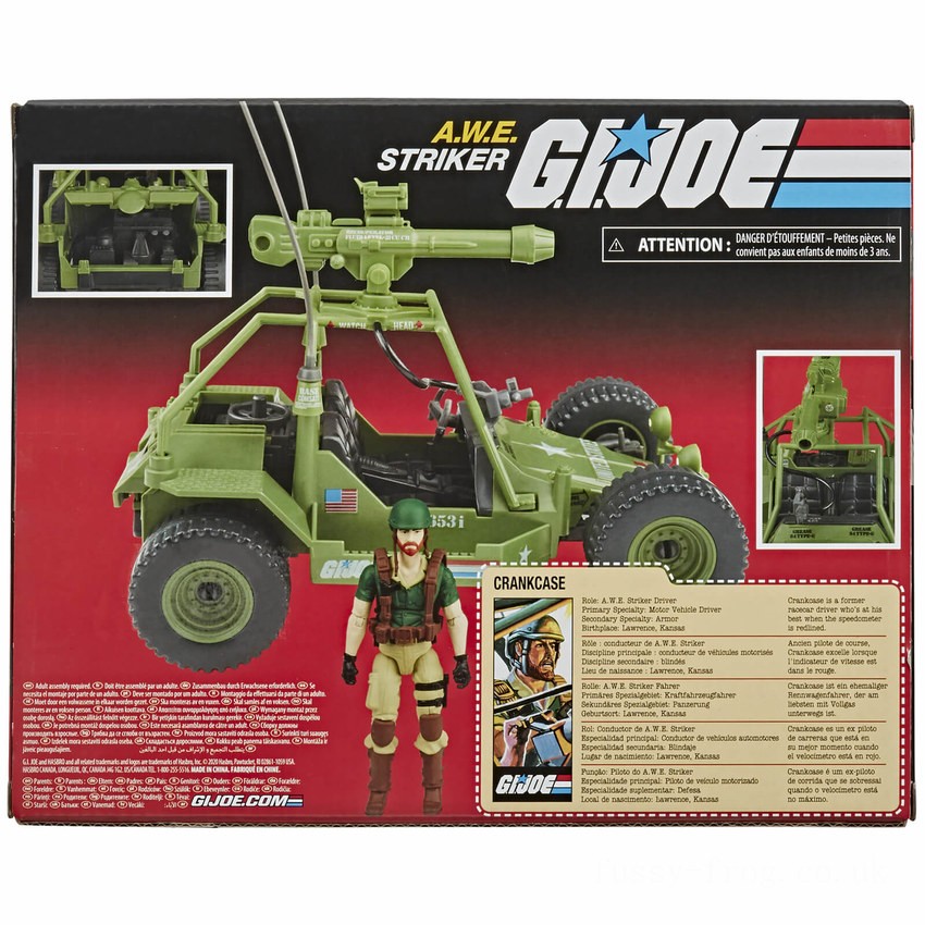 Hasbro GI Joe Retro Collection Vehicle A.W.E. Striker FFHB5052 on Sale