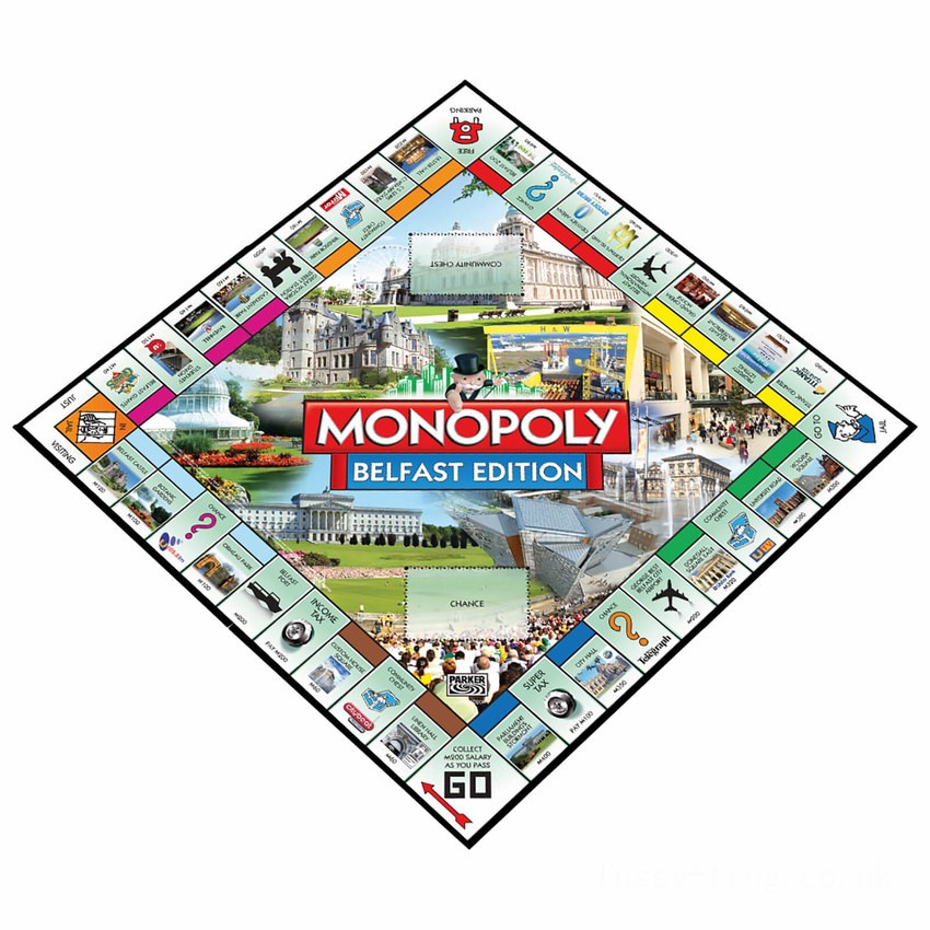 Monopoly Board Game - Belfast Edition FFHB5198 on Sale