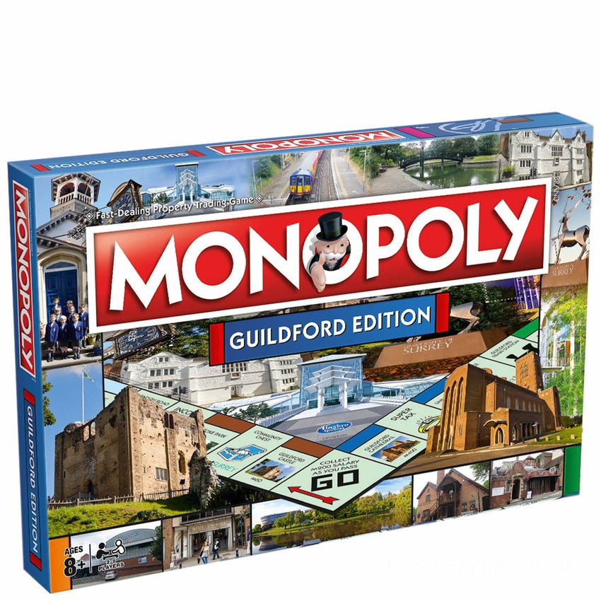 Monopoly Board Game - Guildford Edition FFHB5203 on Sale
