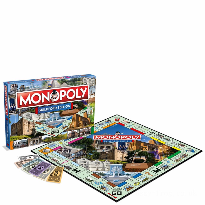 Monopoly Board Game - Guildford Edition FFHB5203 on Sale