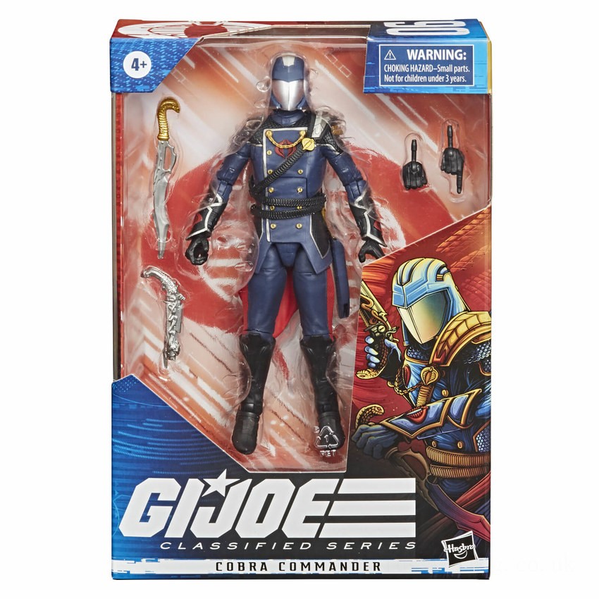 Hasbro G.I. Joe Classified Series Cobra Commander Action Figure FFHB5056 on Sale