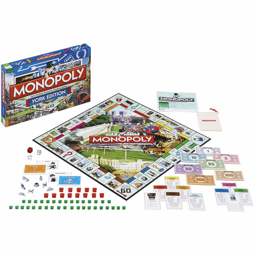 Monopoly Board Game - York Edition FFHB5206 on Sale
