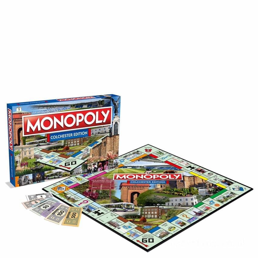 Monopoly Board Game - Colchester Edition FFHB5210 on Sale