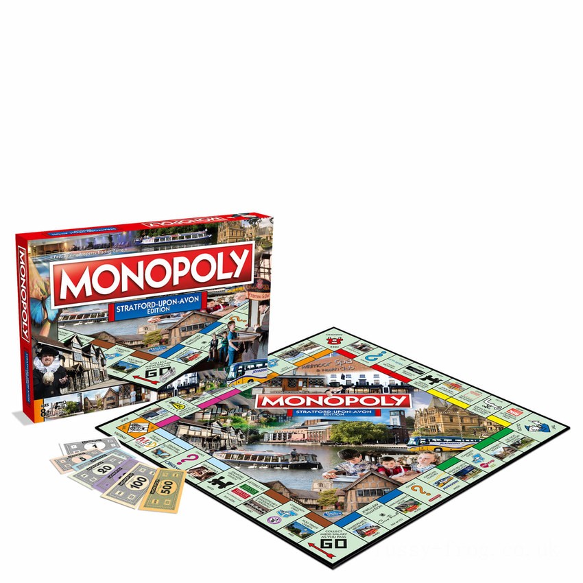 Monopoly Board Game - Stratford Edition FFHB5214 on Sale