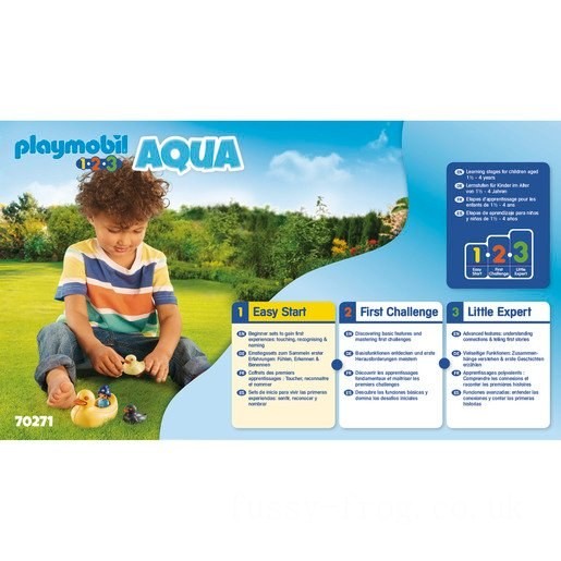 Playmobil 70271 1.2.3 Aqua Duck Family Figures FFPB4951 - Clearance Sale