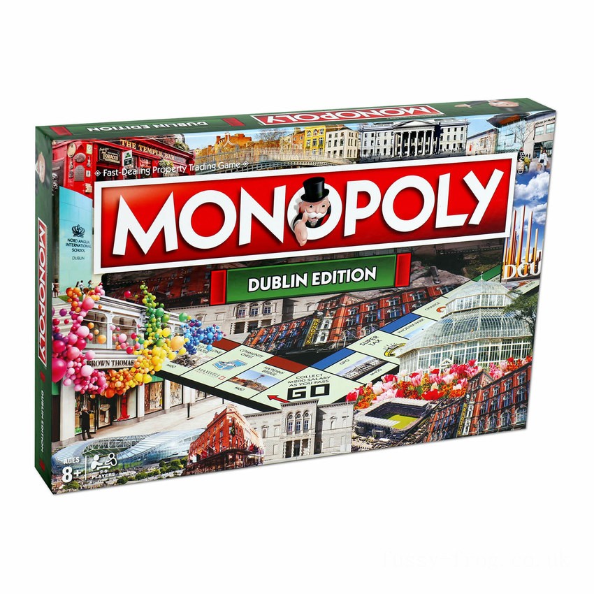 Monopoly Board Game - Dublin Edition FFHB5221 on Sale