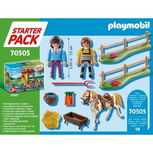 Playmobil 70505 Country Horseback Riding Small Starter Pack Playset FFPB4962 - Clearance Sale